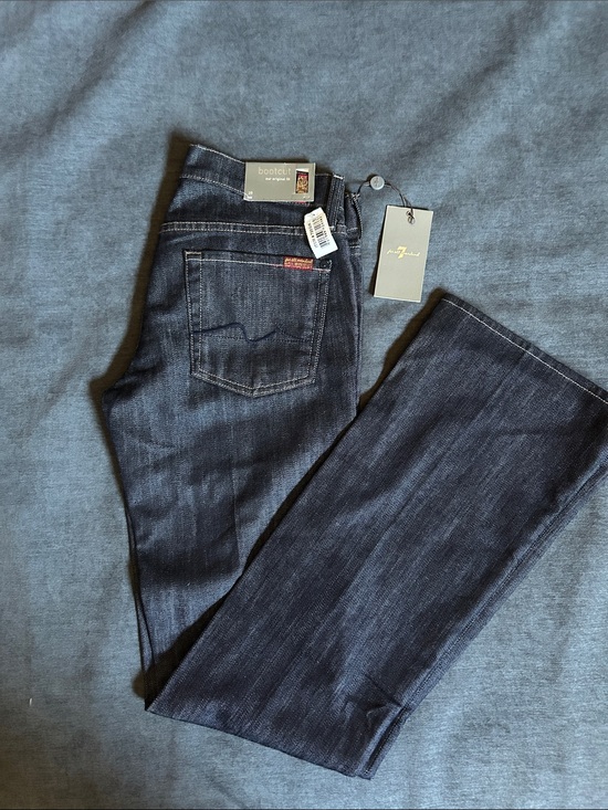7 For All Mankind Denim - 7 For All Mankind Dark Blue original Boot Cut Jeans
